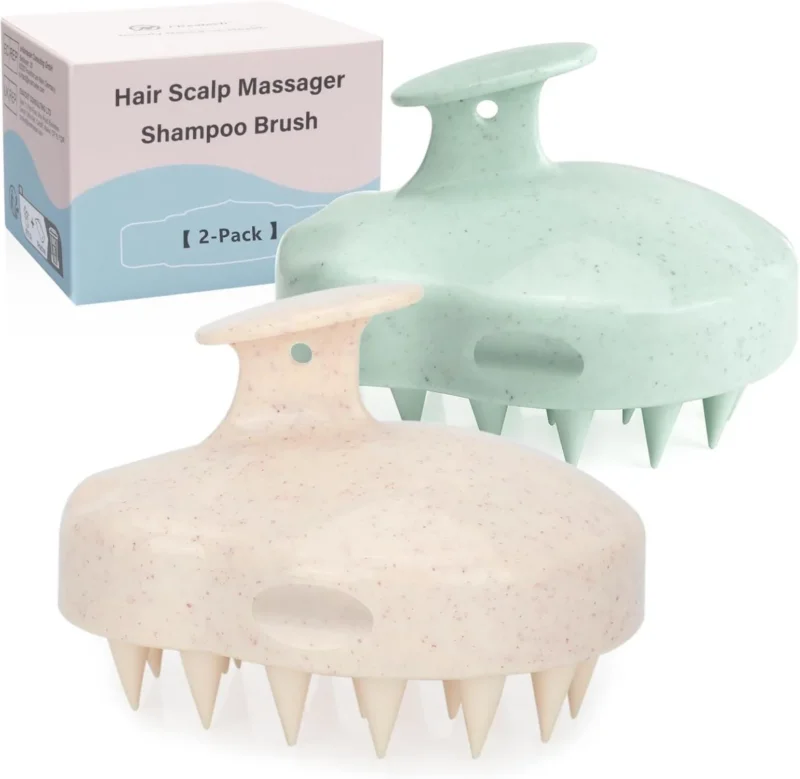 Kopfhaut Massagebürste Silikon Shampoo Haarbürste Haarwachstum