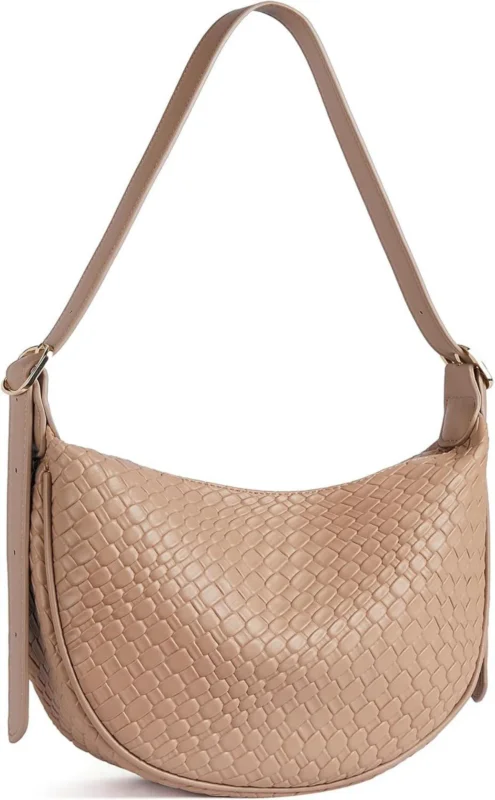 Geflochtene Umhängetasche für elegantes Retro-Styling