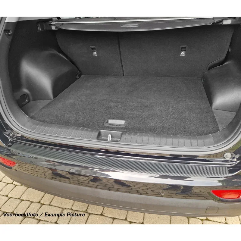 MAX6, Heckstoßstangenschutz in Carbon-Optik, Passend für Citroën C4 Cactus II (2018-), maßgeschneiderte Schutzfolie