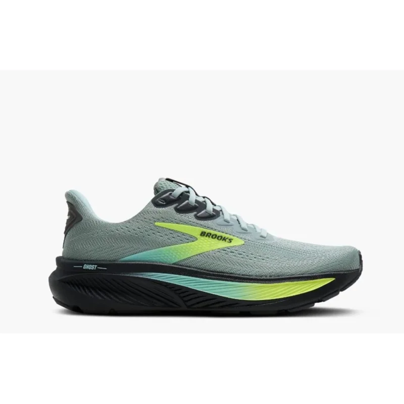 Brooks Ghost 17 Men gray mist yucca nightlife