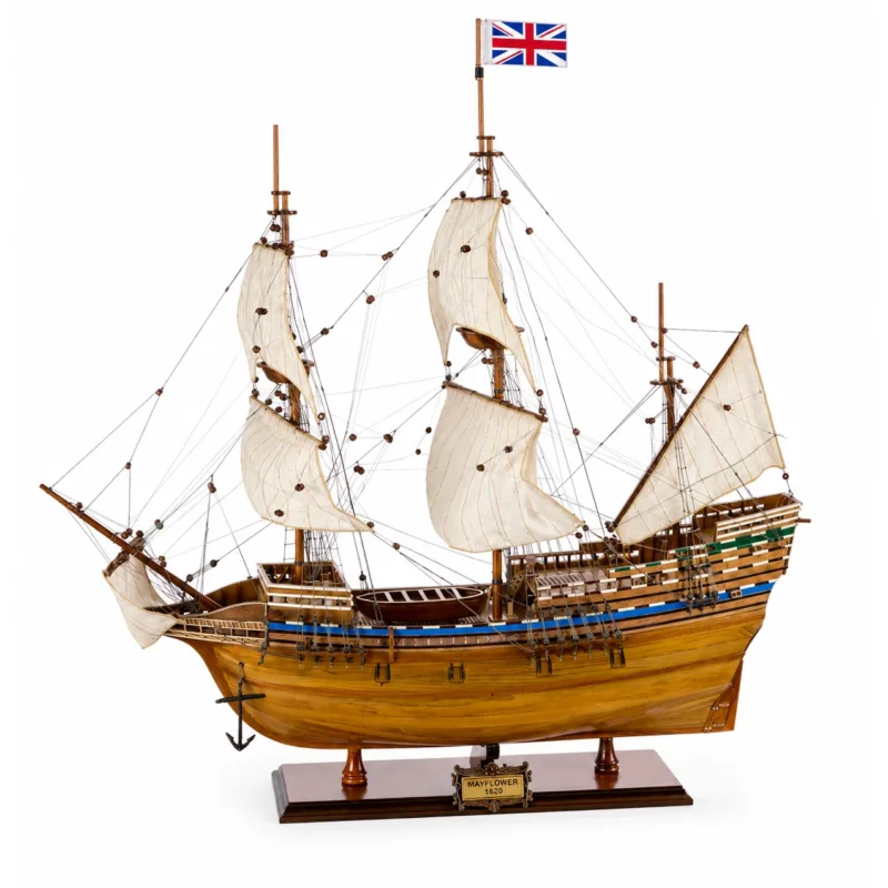 Modellschiff Mayflower – handgefertigte englische Galeone aus Holz