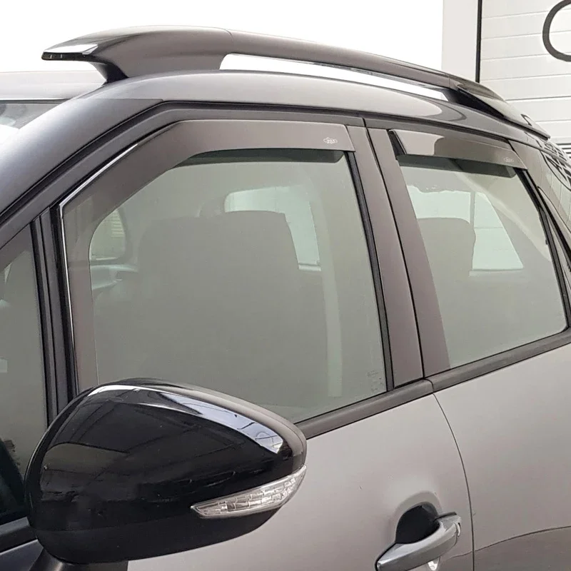 DGA, Windabweiser, rauchfarben, 4 Stück, passend für Skoda Kamiq (NW) (2019-)