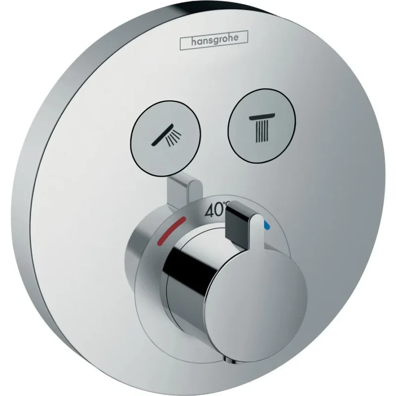 Hansgrohe - Thermostat Unterputz ShowerSelect S Fertigset 2 Verbraucher chrom