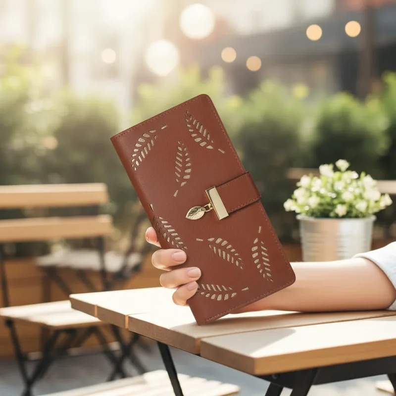 Długoterminowy Portfel Skórzany - LeafWallet