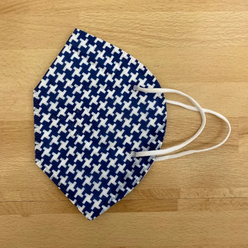 FFP2-Maske Blau-Weiß – Ansicht 1