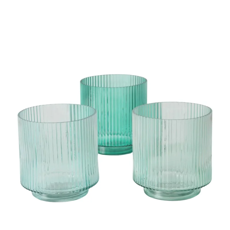 Echtglas Windlicht Krato 3 tlg.