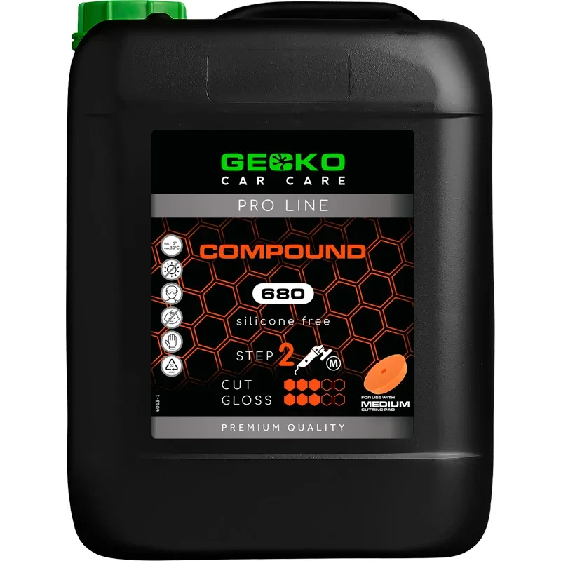 Gecko, Pro Compound 680 STEP 2, 5 liter, silikonfrei