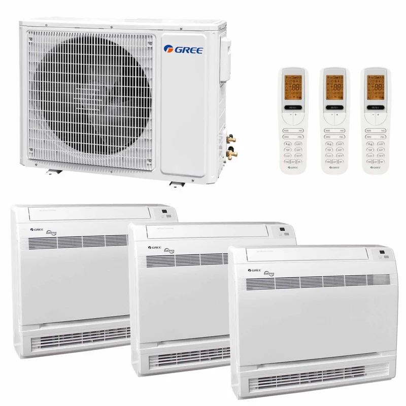 Gree - Truhengerät Multisplit Klimaanlage (3 × Truhengerät + Außeneinheit)