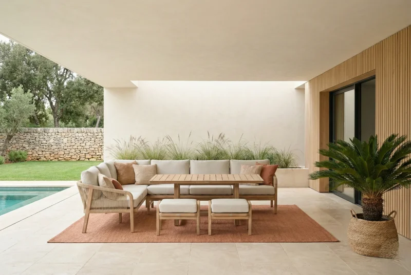 Garden Impressions Dining-Lounge Santos 5tlg. links sahara sand