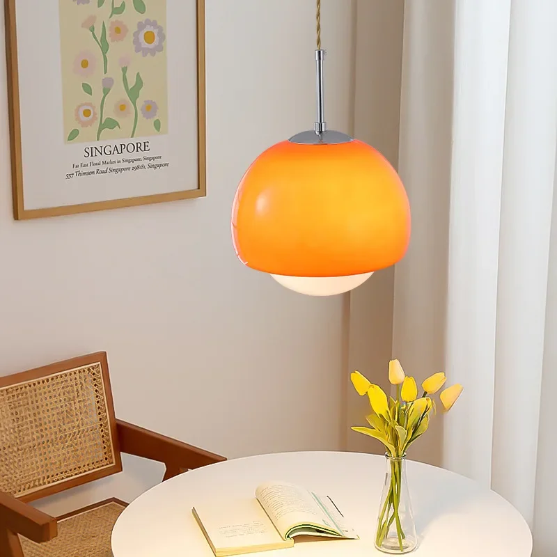 Nordische Glas Pendelleuchte – Retro Hängelampe für Esszimmer & Küche | Karnz