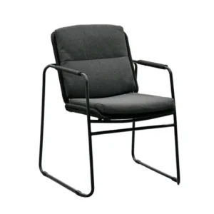 Zeo Living Sessel "Catania" schwarz/anthrazit