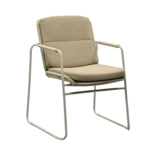 Zeo Living Sessel "Catania" beige/natur