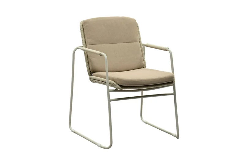 Zeo Living Sessel "Catania" beige/natur