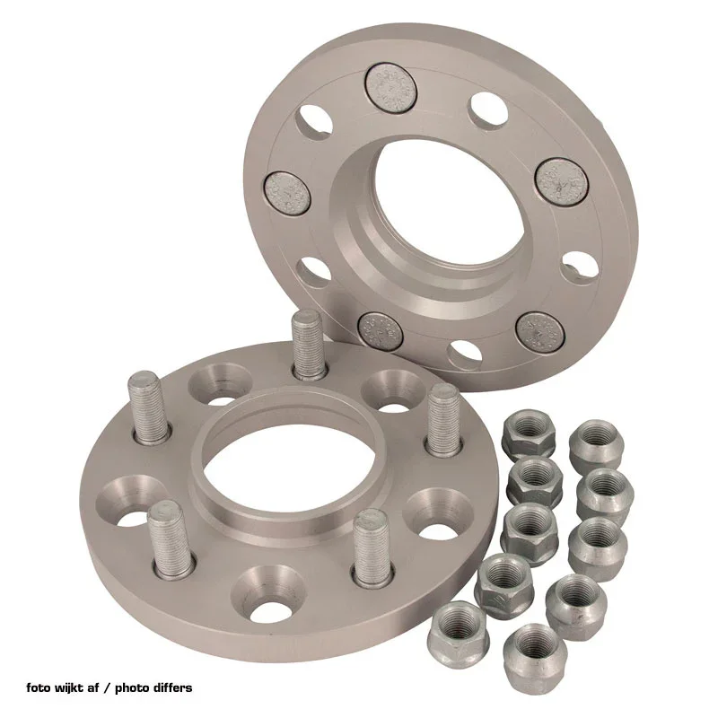 H&R, DRM-System Spürverbreiterungsatz 60mm pro Achse - Lochkreis 4x100 - Mittenzentrierung 57,1mm - System M12x1,5 - passend für Opel, Stahl, Silber