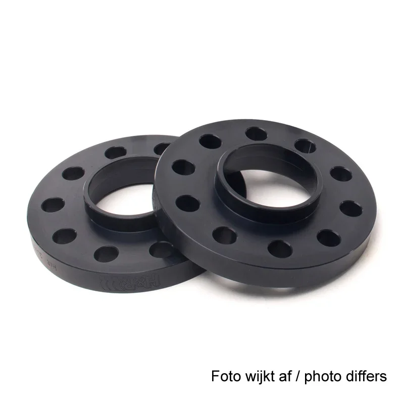 H&R, DR-System Spürverbreiterungsatz 20mm pro Achse - Lochkreis 5x112 - Mittenzentrierung 57,1mm - Version A - System M14x1,5 - passend für Audi/Seat/Skoda/Volkswagen/Ford - Schwarz, Stahl