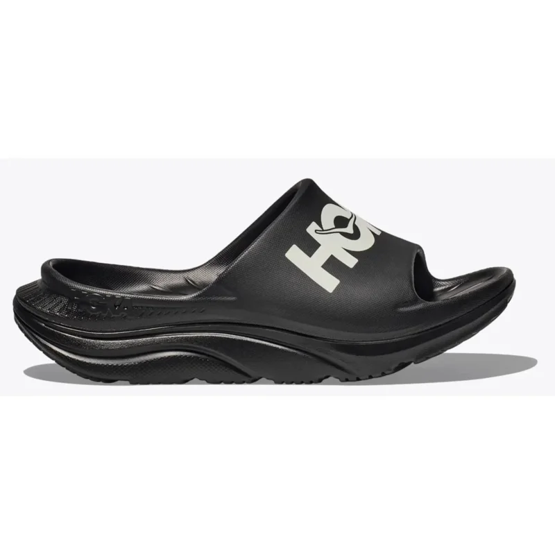 Hoka Ora Athletic Slide Unisex black white