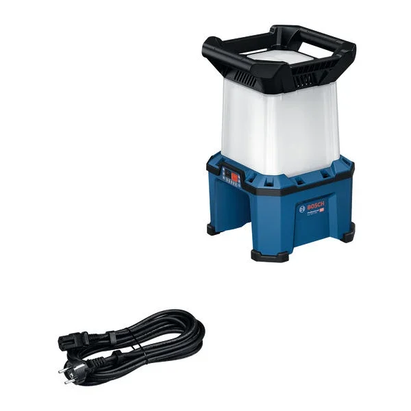 Produktbild von Bosch Akku-Bauleuchte GLA 18VH-7500 mit Kaltgerätekabel