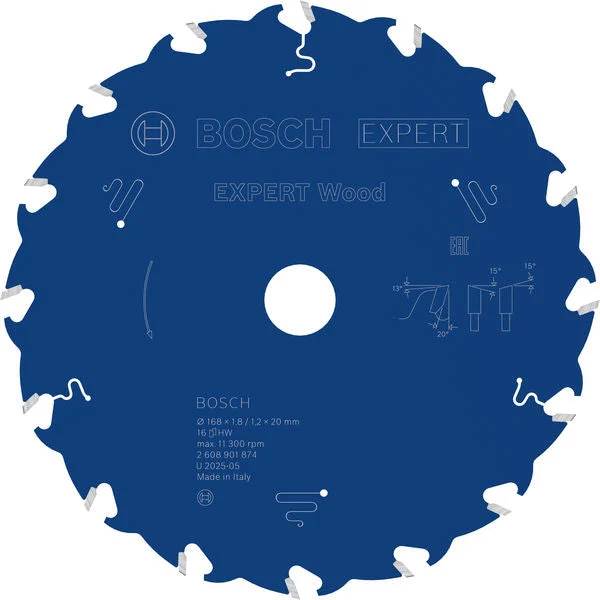 Produktbild von Kreissägeblatt EXPERT Wood 168 x 1,8/1,2 x 20 mm Z16
