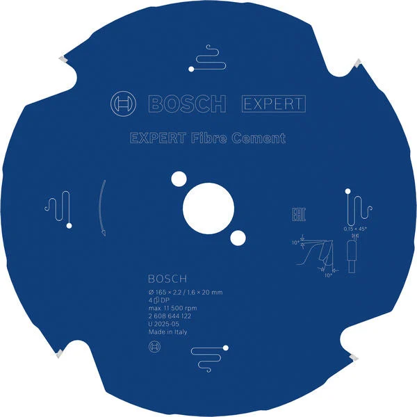 Produktbild von EXPERT Fibre Cement Kreissägeblatt, 165x2,2/1,6x20 mm, Z4