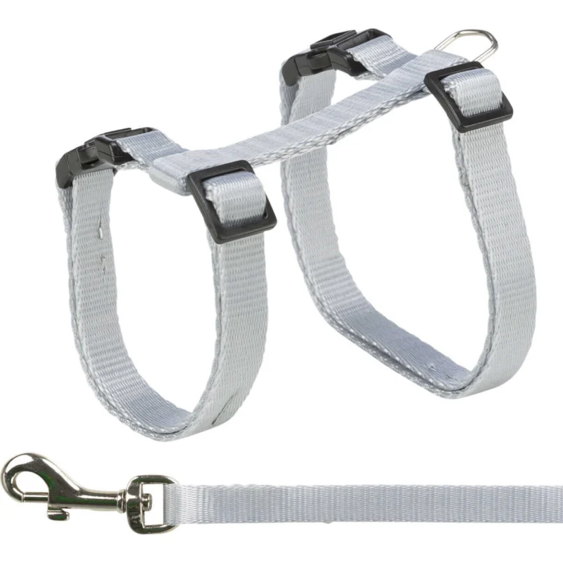 Jolly Paw Katzengeschirr mit Leine Geschirr: 26-43 cm/10 mm, Leine: 1,2 m Verschiedene Farben