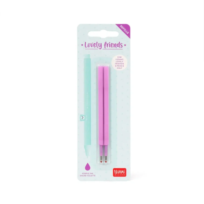 Violette Ersatzmine für Gelstift - Lovely Friends von LEGAMI, Produktansicht 1