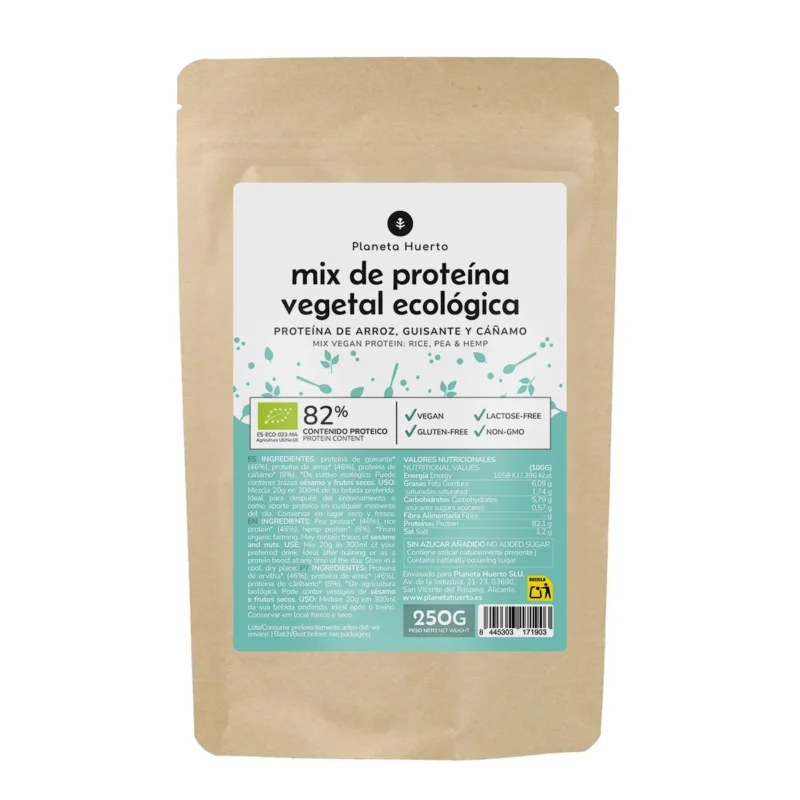 Vegane Proteinmischung für Sportler Planeta Huerto 250 g