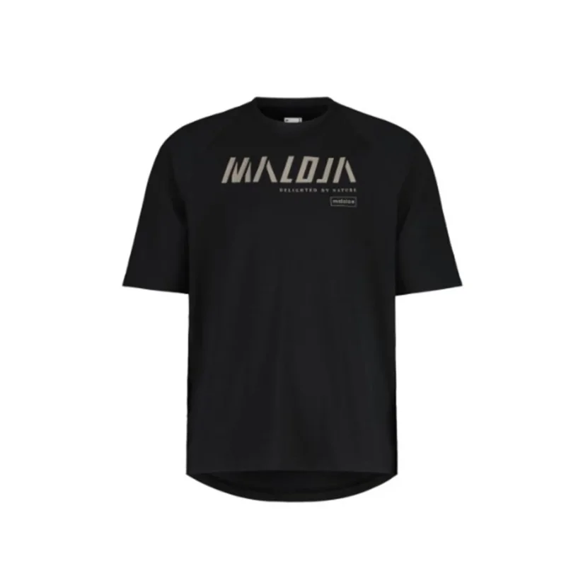 Maloja Anderter Enduro Tee deep black Herren Bike Shirt