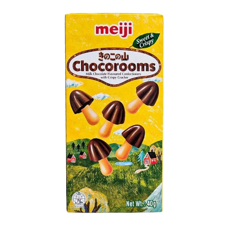 Meiji Mushroom chokladbitar 40g