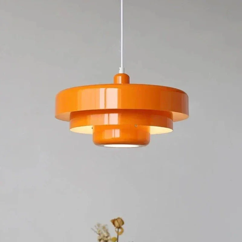Mittelalterliche Skandinavische Pendelleuchte - Retro Bauhaus Design | Warmes LED Licht | Karnz
