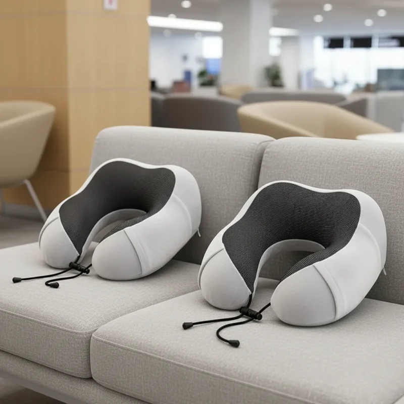 U-förmiges Memory-Foam-Nackenkissen ergonomische Halsstütze Reisekissen