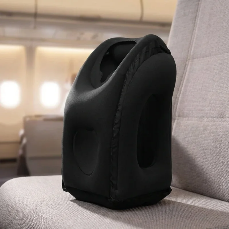 Aufblasbares Nackenstützkissen mit konturiertem Design für Reisen