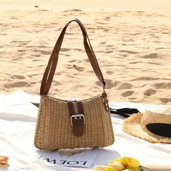 Damen Handtasche im modernen geflochtenen Design Brehn