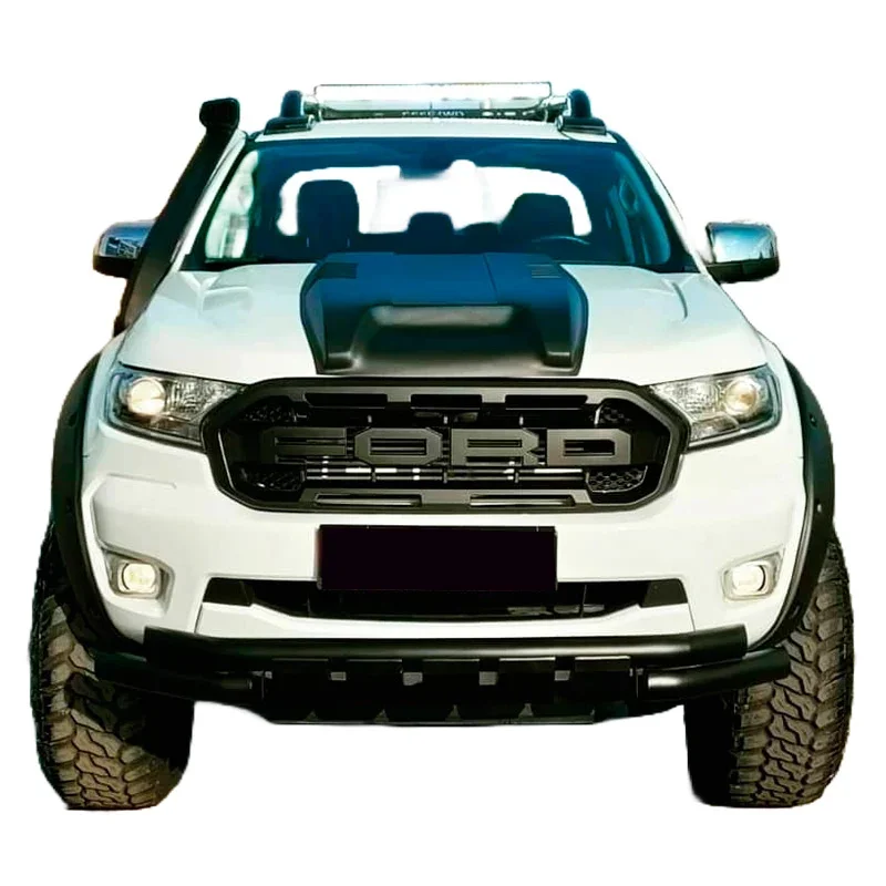 OneWay, Motorhauben-Lufthutze, Matt Schwarz, Passend für Ford Ranger T7/T8 (2015-2022)