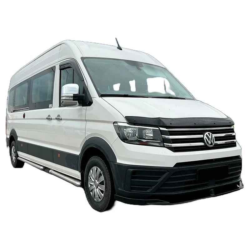 OneWay, Frontspoiler, glänzend Schwarz, Passend für Volkswagen Crafter MK2 (2016-) & MAN TGE MK1 PreFacelift (2016-), 'Version 2'