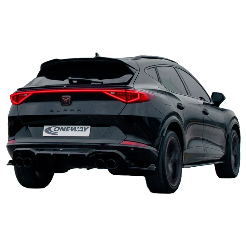 OneWay, Heckstoßstangen-Seitensplitter, Hochglanzschwarz, Passend für Cupra Formentor 2020-, 'Sporty Look' – 2 Teile