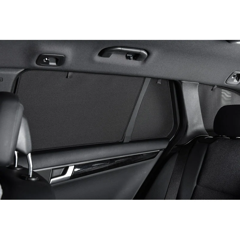 Car Shades, Satz (Hintertüren) passend für Opel Astra K Sportstourer 2015- (2-teilig), Textil, Schwarz