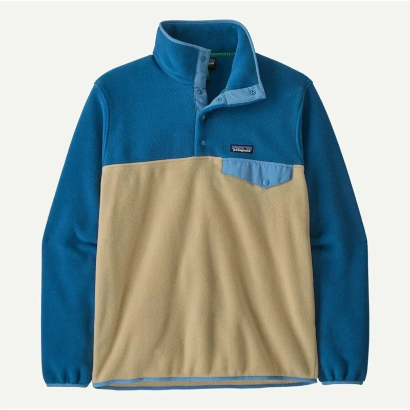 Patagonia M Lightweight Synch Snap-T nautlius-tan Herren Pullover