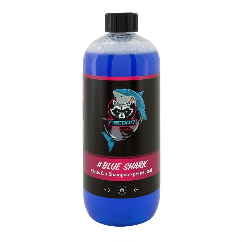 Racoon, BLUE SHARK Gloss Car Shampoo - 1000ml, Flüssigkeit, Blau