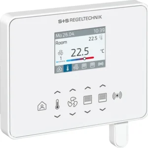Raumbediengerät mit Display in Gesamtansicht