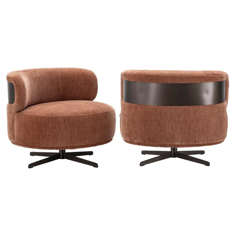 Richmond Interiors Lounge Stuhl Lauren be straight mocha mousse-www.Stil-Ambiente.de-216624