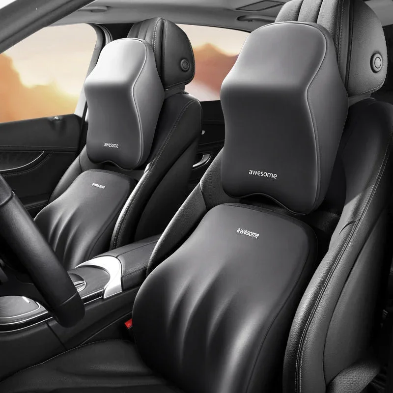 Brehn | Autositzunterstützung | Orthopädische Unterstützung für Nacken und Rücken beim Autofahren