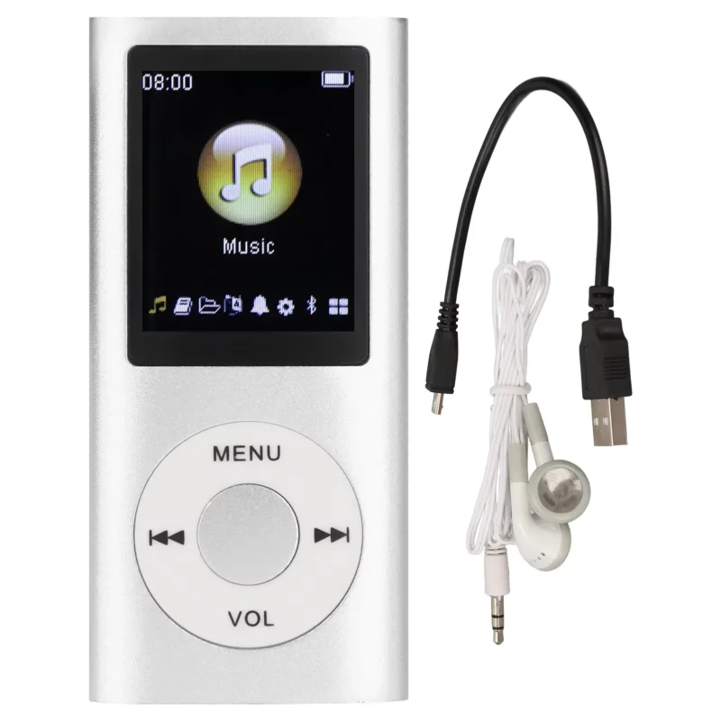 Kompakter MP3-Player mit hochauflösendem 1,8-Zoll-LCD-Display.