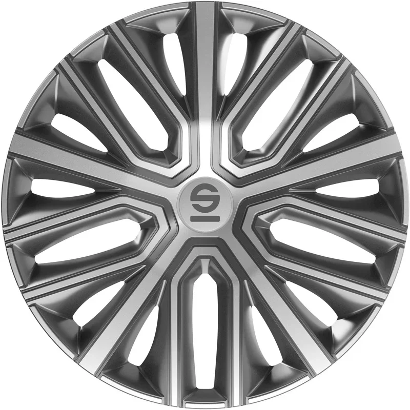 Sparco, Radkappen, Modena, 14-Zoll, Grau/Silber, 4 Stk