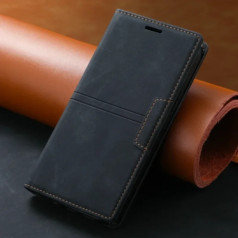 Sandsberg | Google Pixel Leder-Wallet-Hülle | Magnetisches Flip-Case mit Schutzfunktion
