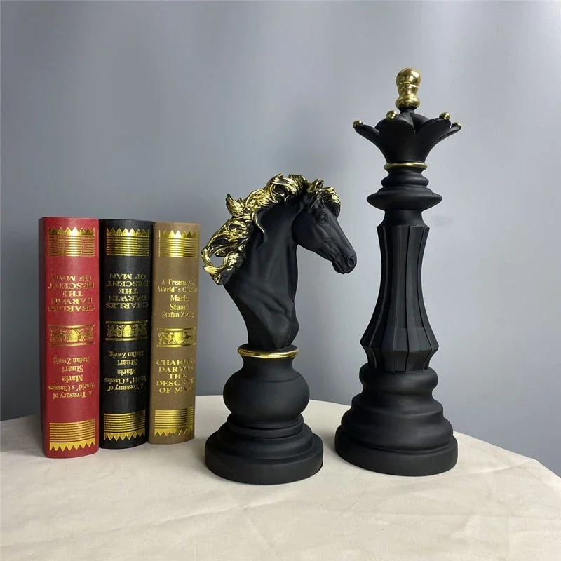 Elegante Schachfigur - Meisterwerk der Handwerkskunst