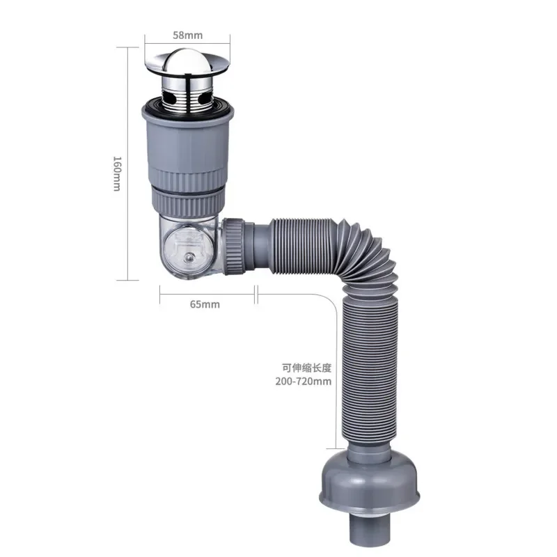 Universelles Abfluss-System 360° für Ihre Spüle