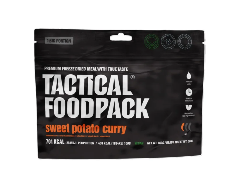 Tactical Foodpack - Süßkartoffel-Curry, 701 kcal-Feldrationen und MREs-Tactical Foodpack-GearFreak.de-1