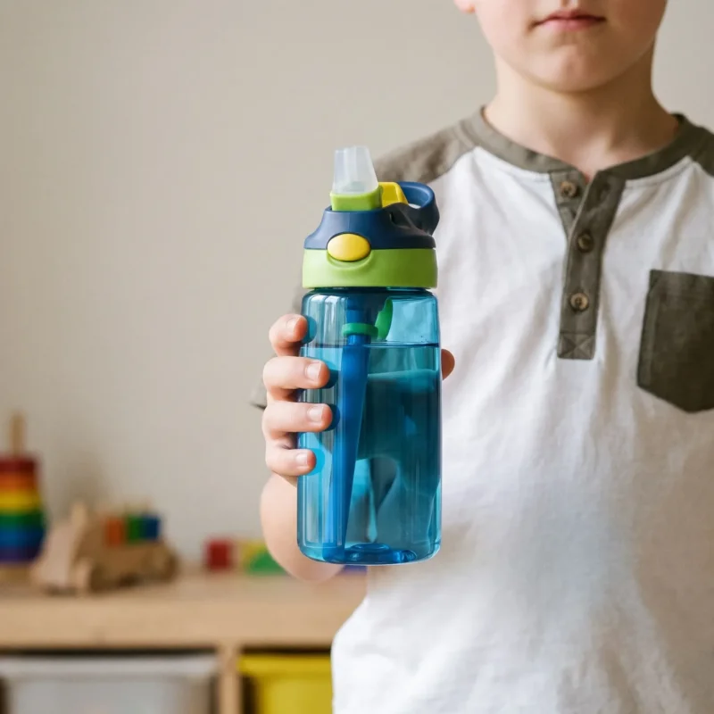 Wiederverwendbare Trinkflasche Mit Strohhalm Für Kinder - Quenchlet