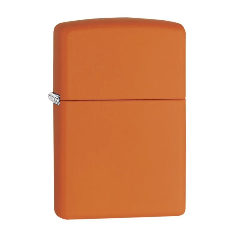 Zippo - Klassisches orangefarbenes Feuerzeug-Feuerzeuge-Zippo-GearFreak.de-1