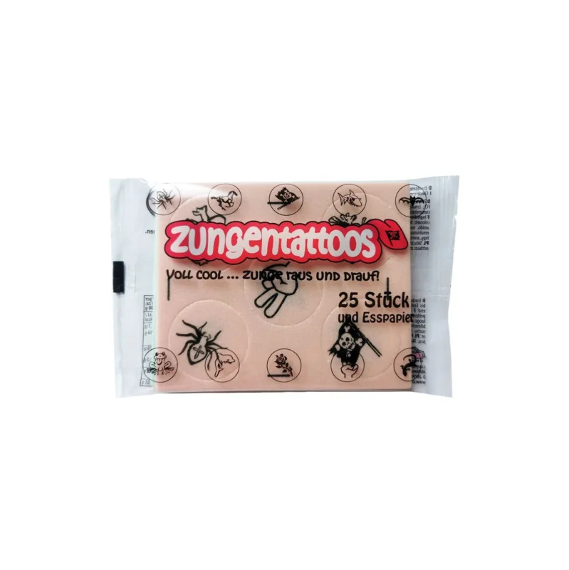 Crazy Three Zungentattoo 25er Set